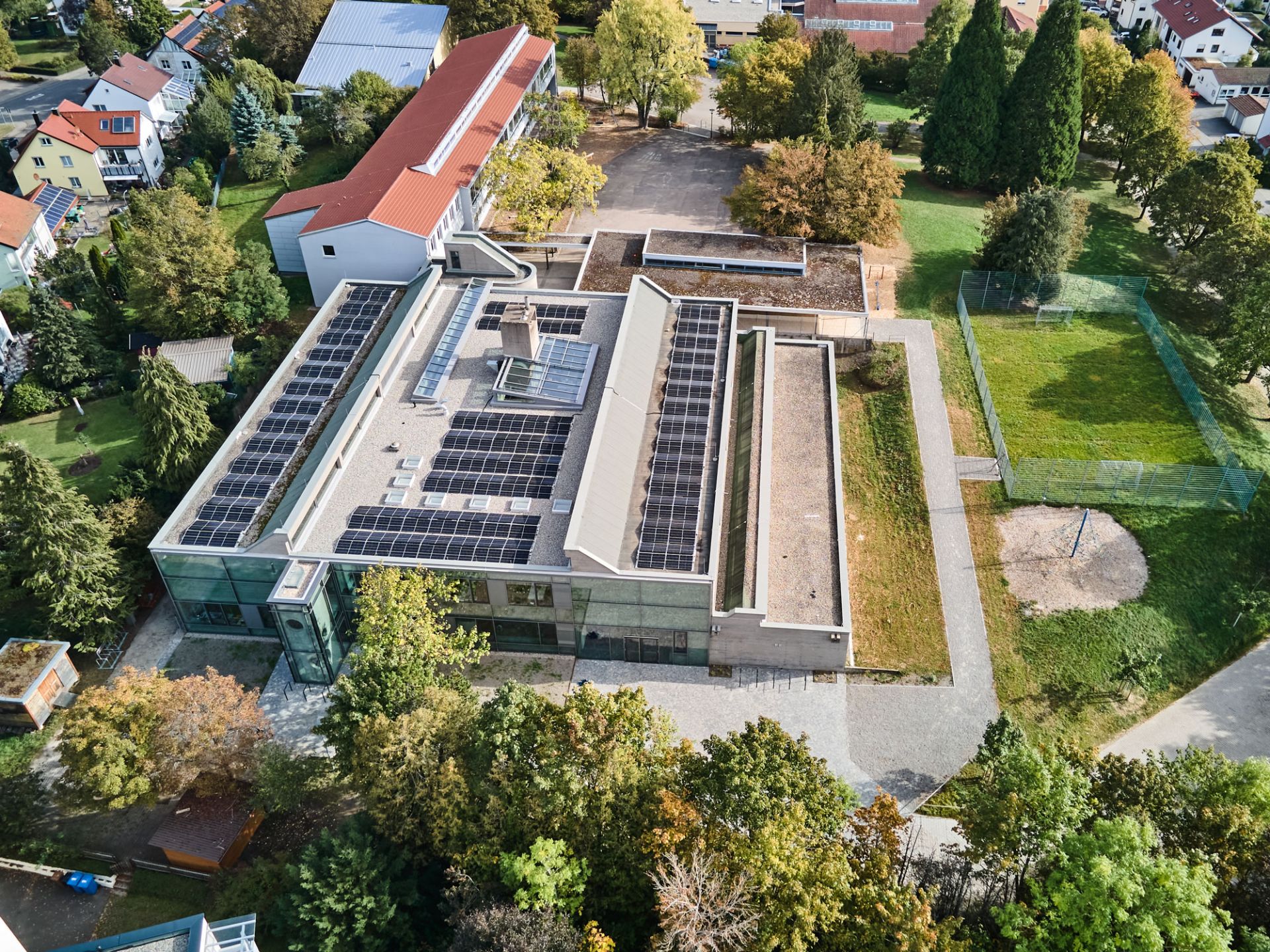 Die Achert-Schule von oben.